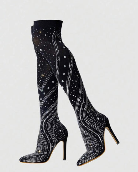 Amir Crystal Boots
