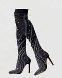 Amir Crystal Boots