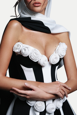 Noir & Blanc Dress