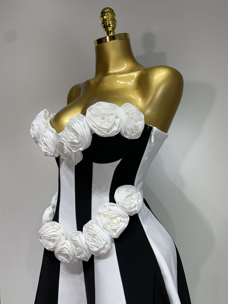 Noir & Blanc Dress