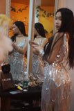 Mercy Crystal Tassel Dress