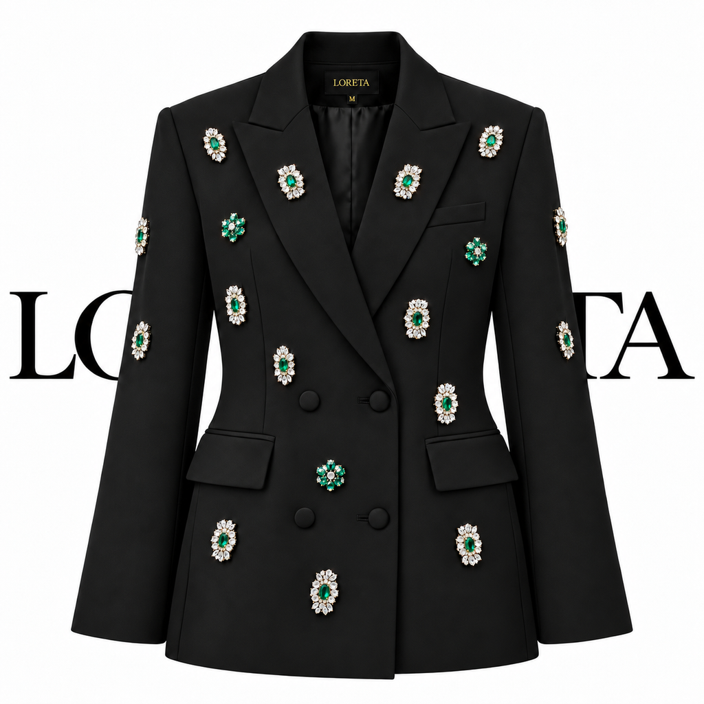 Emerald Jewelled Blazer