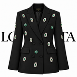 Emerald Jewelled Blazer