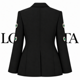 Emerald Jewelled Blazer