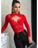 Raven Envy Bodysuit (Red)