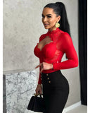 Raven Envy Bodysuit (Red)