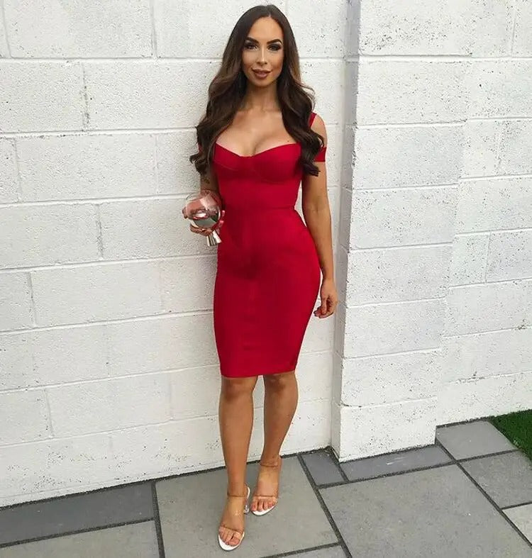 Marsala Red Dress