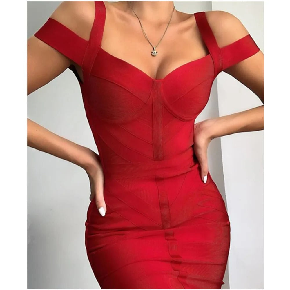 Marsala Red Dress