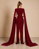 Shazia Dress (Burgundy)