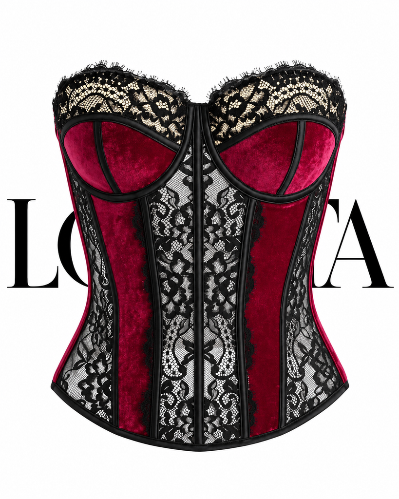 Secret Lover Corset (Red Velvet)