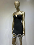 Renee Black Crystal Dress