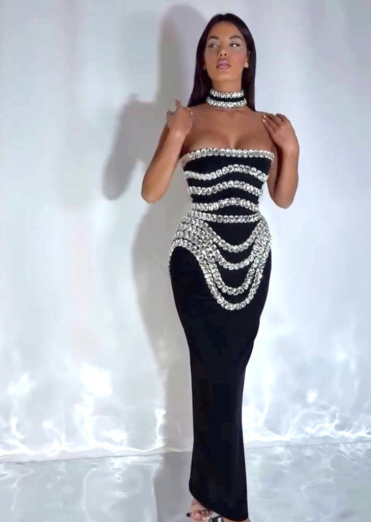 Lana Crystal Dress (Maxi)