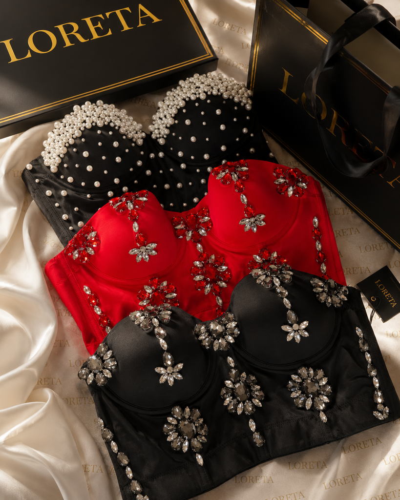 Crystal Fever Corset (Red)