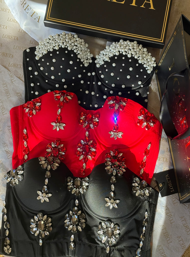 Crystal Fever Corset (Red)