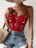 Crystal Fever Corset (Red)
