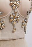 Crystal Fever Corset (Nude/Beige)