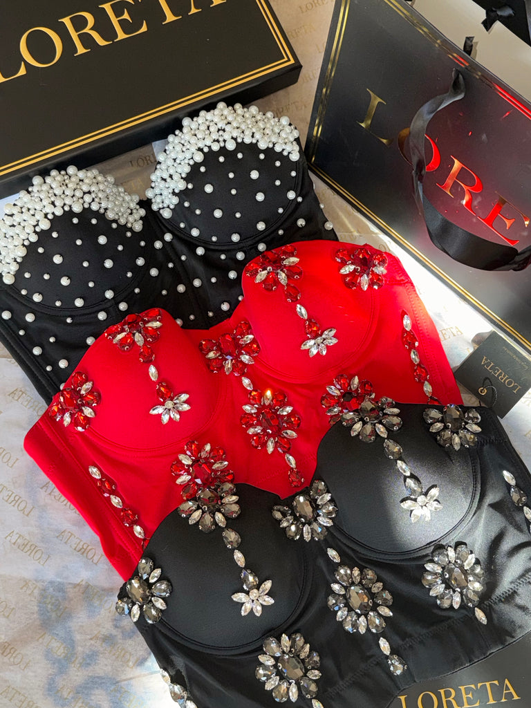 Crystal Fever Corset (Red)