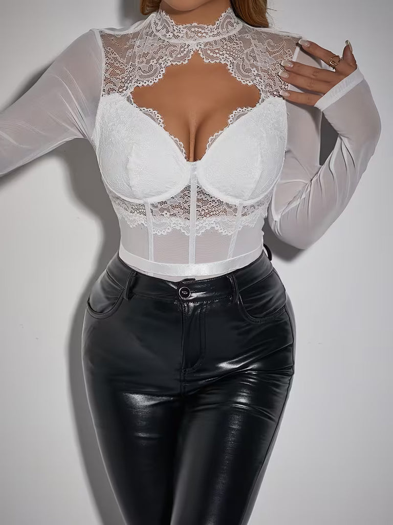 Raven Envy Bodysuit (White)