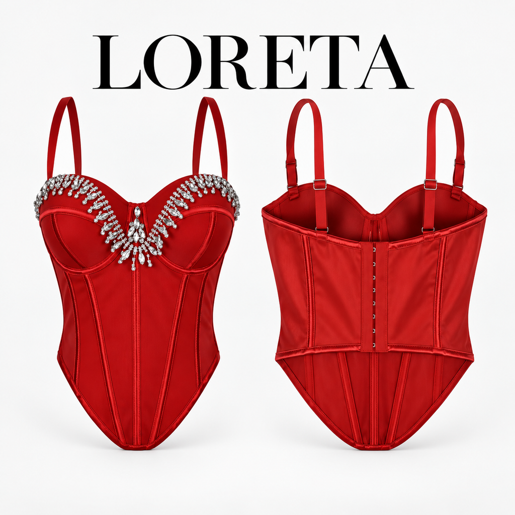 Crystal Passion Corset (Red)