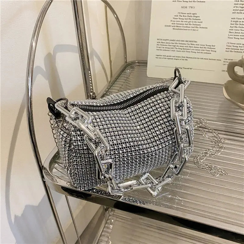 Silver Chain Bag