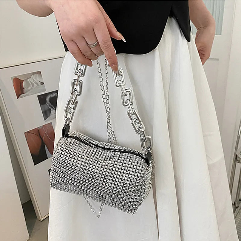 Silver Chain Bag