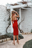 womens bandage v cut plunge bodycon dress straps sexy push up