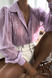 Phoebe Blouse/Shirt (Lilac - Purple)