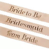 Bridesmaid - Team Bride - Bride to Be Sash