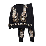 Sequinned & Beaded Tracksuit (2 Piece Set)