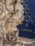 Roman - Gold Mesh Top