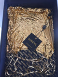 Roman - Gold Mesh Top