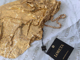Roman - Gold Mesh Top