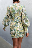 Green Jungle Dress
