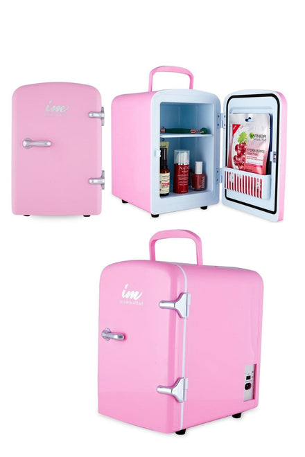 4L Cosmetics & Skincare Fridge - Pink