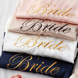 Bridesmaid & Bride Satin Robes