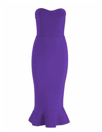 Cognac Dress | Vibrant Purple