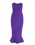 Cognac Dress | Vibrant Purple