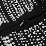 Dubai Pearls Dress (Black)