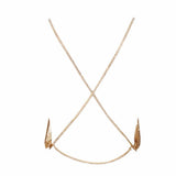 Roman - Gold Mesh Top