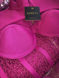 purple pink mesh lace sexy bodycon tight womens dress australian boutique loreta loretta
