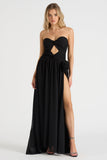 The Rosette Gown (Black)