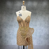 Gold Diva Couture Dress