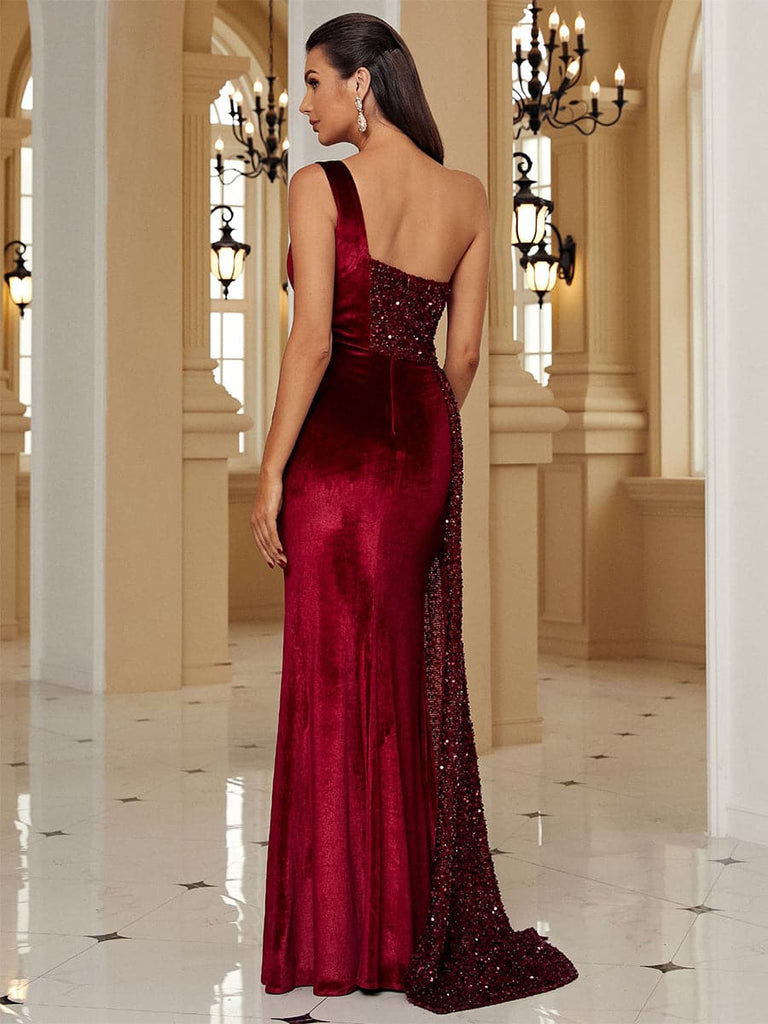 Barbara Red Evening Gown