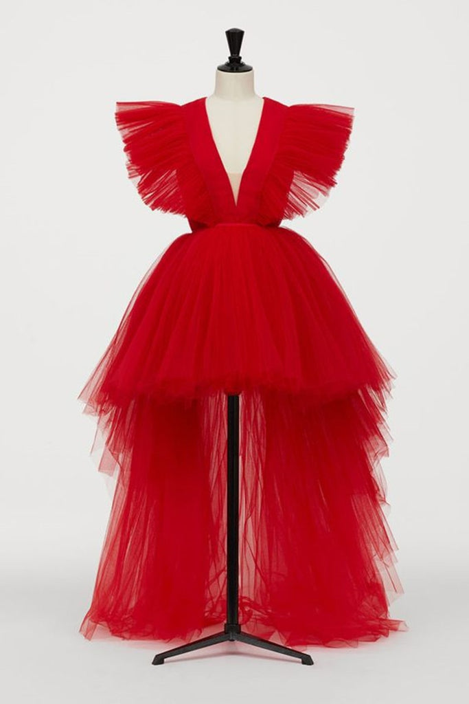 Sweetheart Tulle Dress (Red)