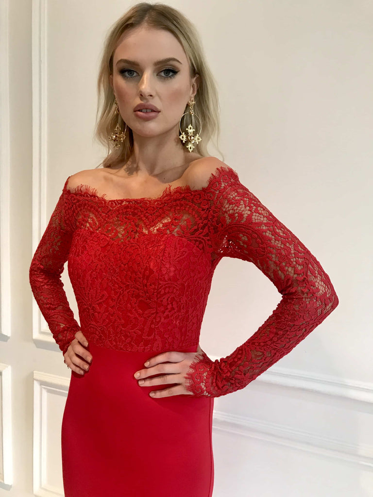 Charmer Dress - Red